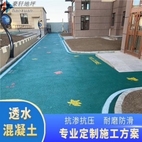 瀘州 透水混凝土材料 透水地面膠粉 學校透水地坪 廠家免費施工指導