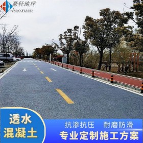 廣場(chǎng)透水混凝土 公園透水路面 透水混凝土盲道 廠家直銷