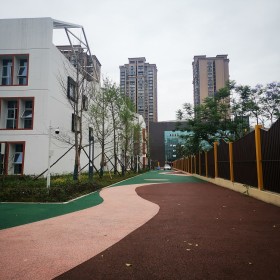 透水路面盲道 透水水泥混凝土 透水混凝土學校操場 廠家報價銷售