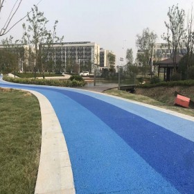 福泉市 透水混凝土步道 生態(tài)透水道路 透水混凝土配料 材料制造廠