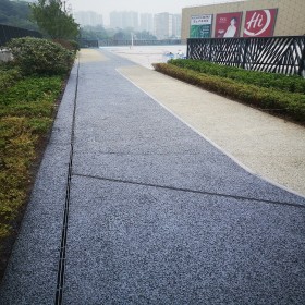 楊陵區(qū) 公園透水路面 透水混凝土盲道 彩色混凝土材料 專業(yè)廠商銷售